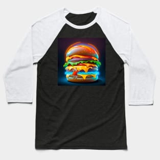 Burger Baseball T-Shirt